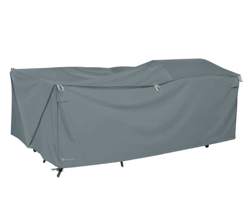 100" Large Easy Fold Patio Furniture Cover, Monument Grey, Large - Image 2